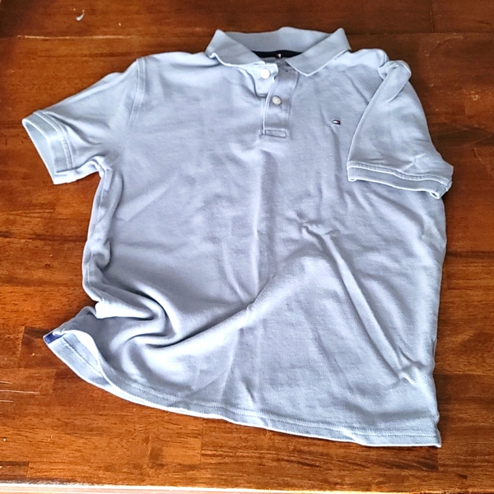 TOMMY HILFIGER Boys Polo Shirt Size 12/14